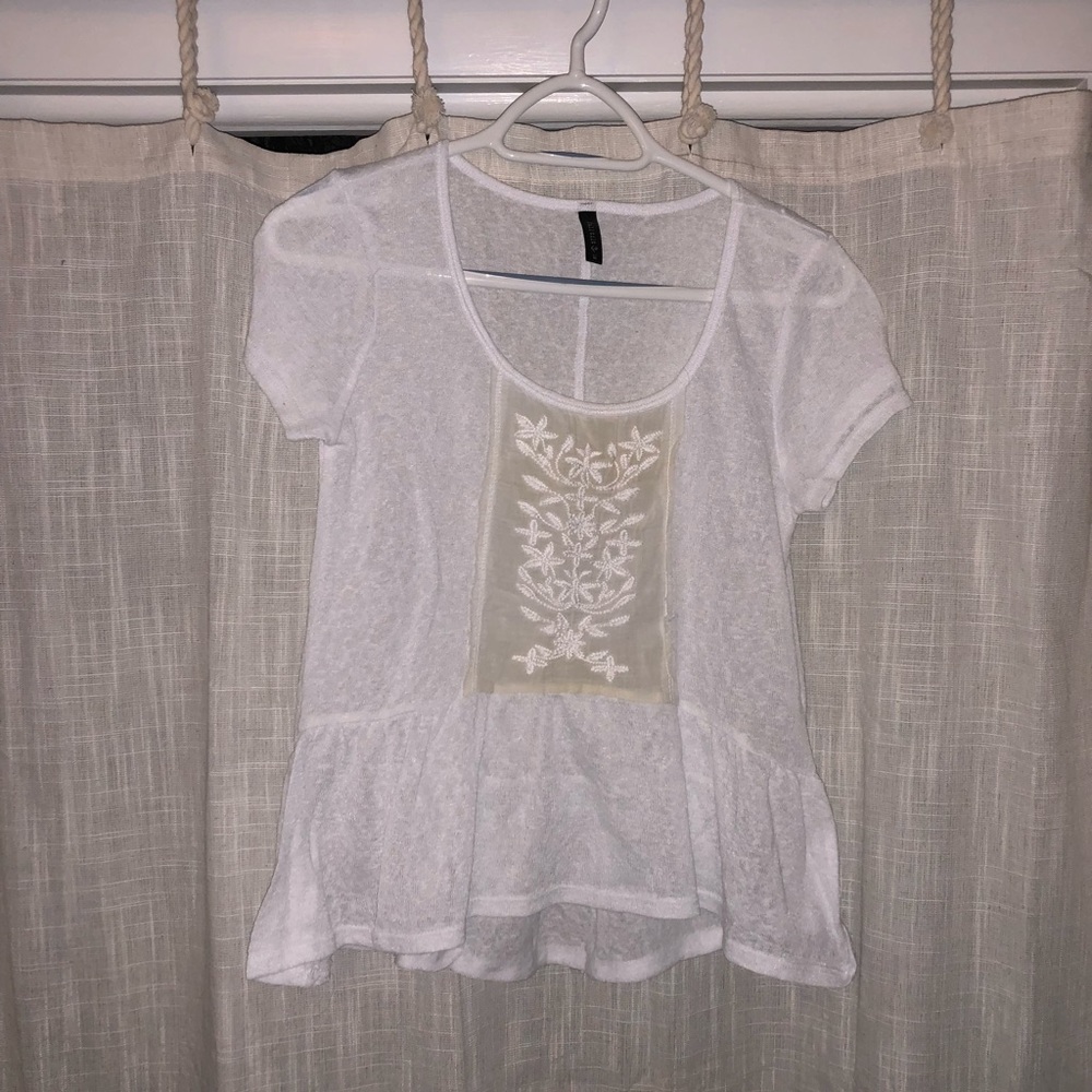 Full Tilt Sheer Summery Top
